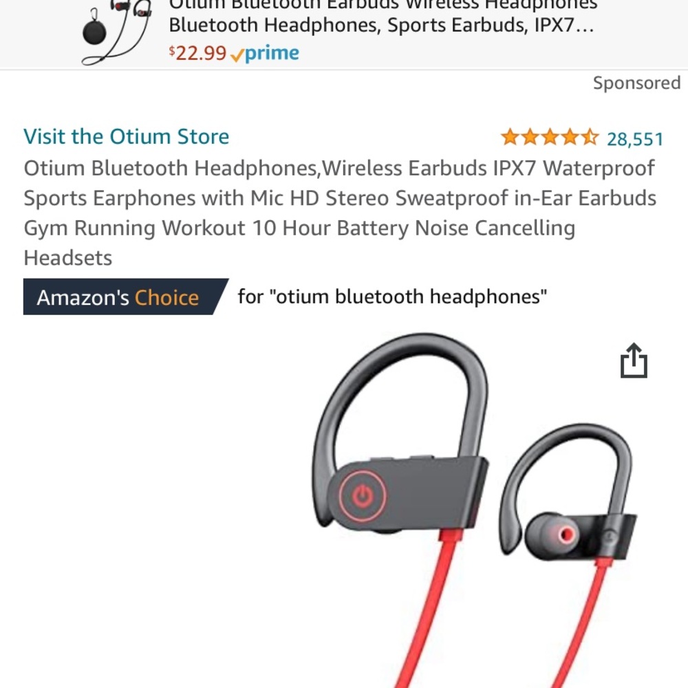 Otium Bluetooth headphones
